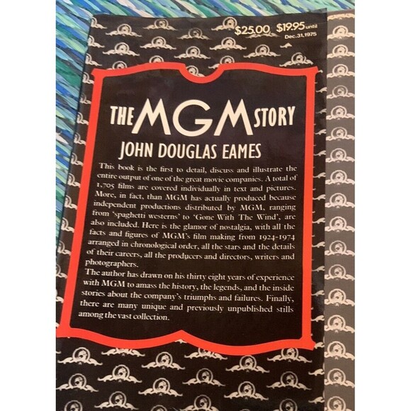 The MGM Story by John Douglas Eames - Hardcover Complete History Of Fifty Years - Picture 3 of 3
